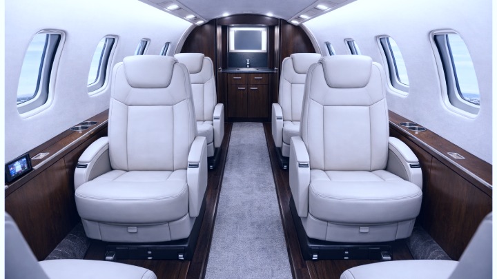 Learjet 70 Jet Interior